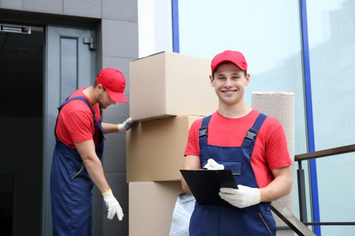 Local man and van loading furniture in Kentishtown