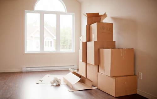 Business inventory stored safely in a unit