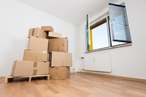 Local student moving items into storage near Kentishtown