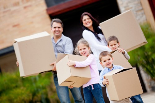 Careful loading of furniture during a Kentishtown removal